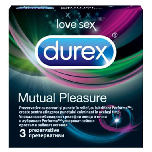 DUREX Mutual Pleasure, prezervative, 3 buc [ps:9cb03474-5316-41d0-a944-e120a38a1b91]