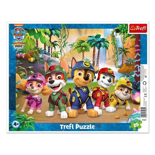 Puzzle Paw Patrol în Jungla (25 Piese) - Jumbo - Default Title [ps:f8263a14-1f93-4cf7-8b30-a7f089e20749]