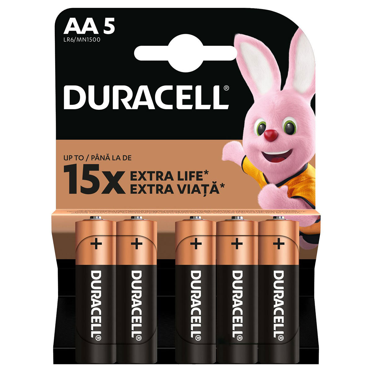 DURACELL Basic AA, baterii, LR06, 5 buc [ps:1d805aca-0d5f-4595-8b54-57bbc6681cbb]