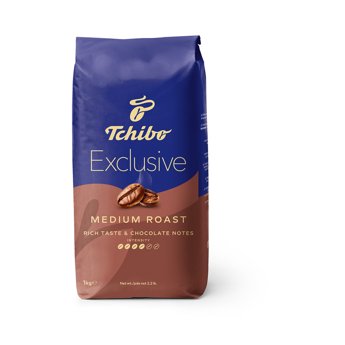 TCHIBO Exclusive Medium Roast, cafea prajita boabe, 1 kg [ps:94a82369-f4cc-4736-9700-93290756cba3]