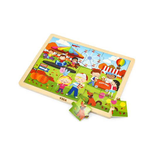 Puzzle anotimpuri, Toamna, 24 piese, Viga [ps:b1652ebe-5203-4b31-be96-cf3a02cfdb70]