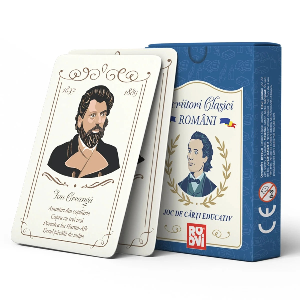 Cărți de Joc D-TOYS Scriitori Clasici - Set Educativ - Default Title [ps:004bab8e-2152-47c3-8a90-72abdc4d41c2]