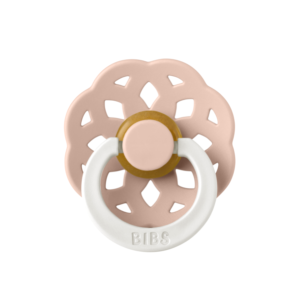 Set 2 Suzete BIBS Glow Latex, Tetină Rotundă, 0 luni - Blush - Blush [ps:e5bce388-e3a2-466a-af43-97cb99bcafbd]