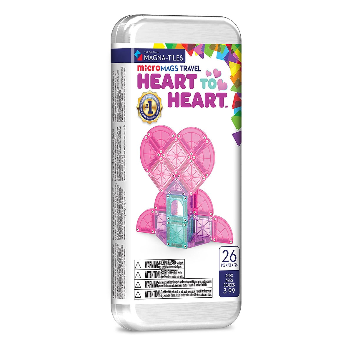 MAGNA-TILES Heart to Heart Travel Set - Jucărie Construcție - Default Title [ps:bd715aca-6f2a-4d29-b116-422704771119]