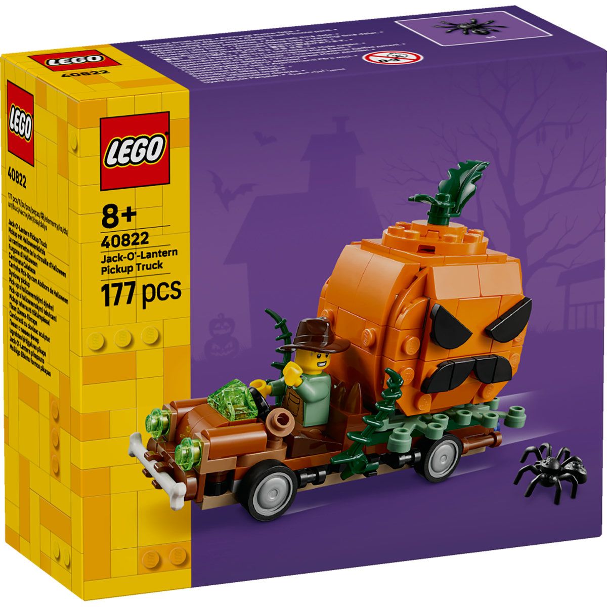 LEGO Camioneta cu Dovleac Sculptat 40822 | Set Construcție - Default Title [ps:2fa054e4-4038-417f-8638-cf23b4052739]