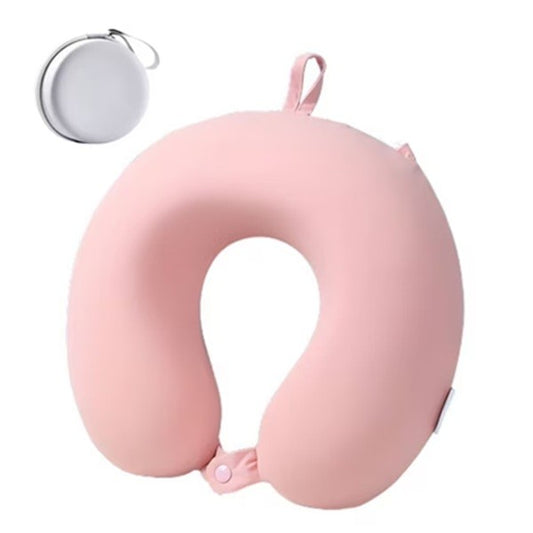 Perna de Calatorie Flippy cu Spuma cu Memorie, Gri - Roz [ps:d016bdfa-5538-41c0-8c78-07bc24044527]