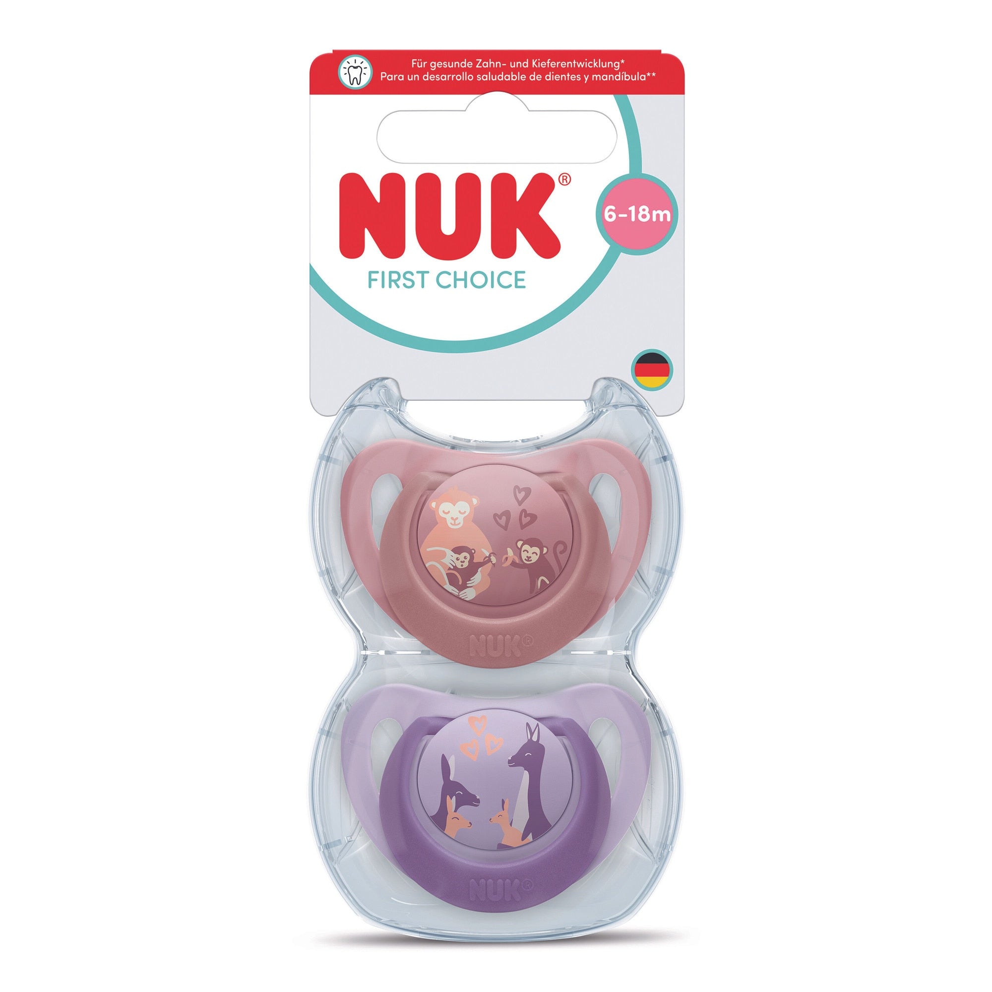 NUK SUZETA FC ROZ  M2(6-18L) 2BUC (NK2SUZFCRZM2) - 6-18kg [ps:7b63776a-772c-45a4-85ce-81ebec325c9d]