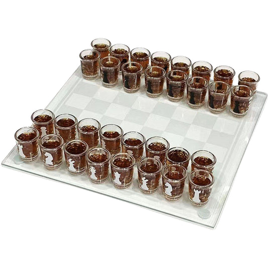 Joc de Șah Flippy din Sticlă cu Pahare Shot, 35x35 cm - Default Title [ps:7344de79-9141-4359-89e6-63d80289be3e]