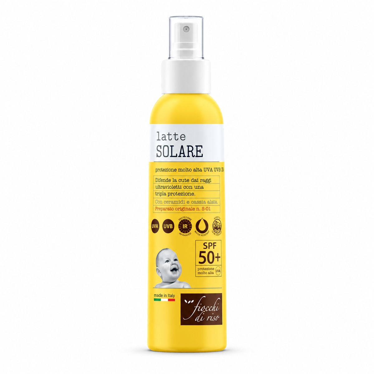 Spray Protecție Solară SPF 50+ Fiocchi di Riso, 140ml - Default Title [ps:233cc8ae-cfb2-49ec-b605-65ca6d6d8156]