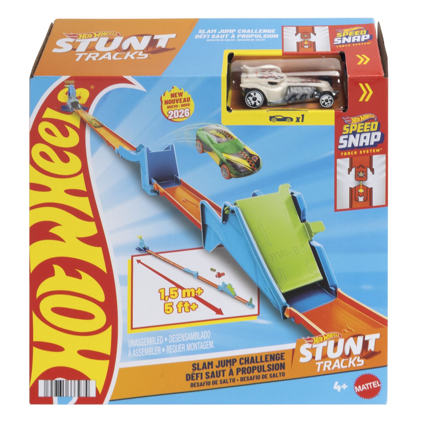 Pista Cascadorii Hot Wheels Stunt Tracks cu Mașinuță - - Default Title [ps:a252adb8-0146-4581-9ce8-6def65e014fa]