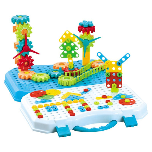 Set Construcție Puzzle Flippy cu Bormașină, 336 Piese, +3 - Default Title [ps:e5643856-c0b4-43e1-bb8e-ec273c9d204c]
