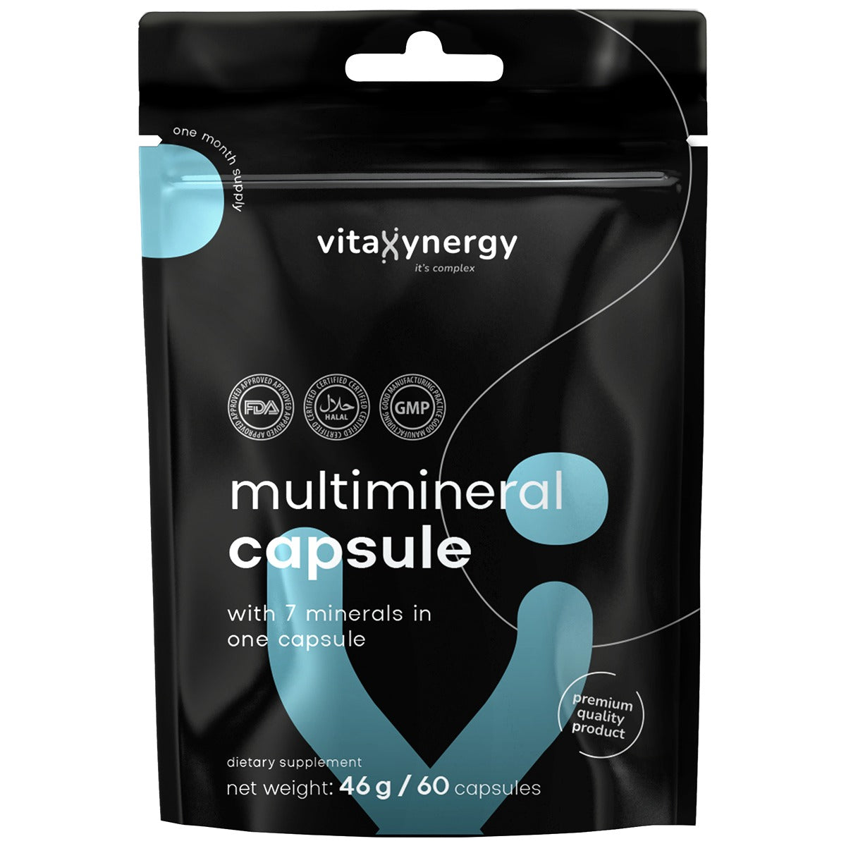 VITAXYNERGY Multiminerale, supliment alimentar, 60 capsule, 1 buc [ps:51e0e5db-49f0-4841-8fd9-2b7096ebefee]