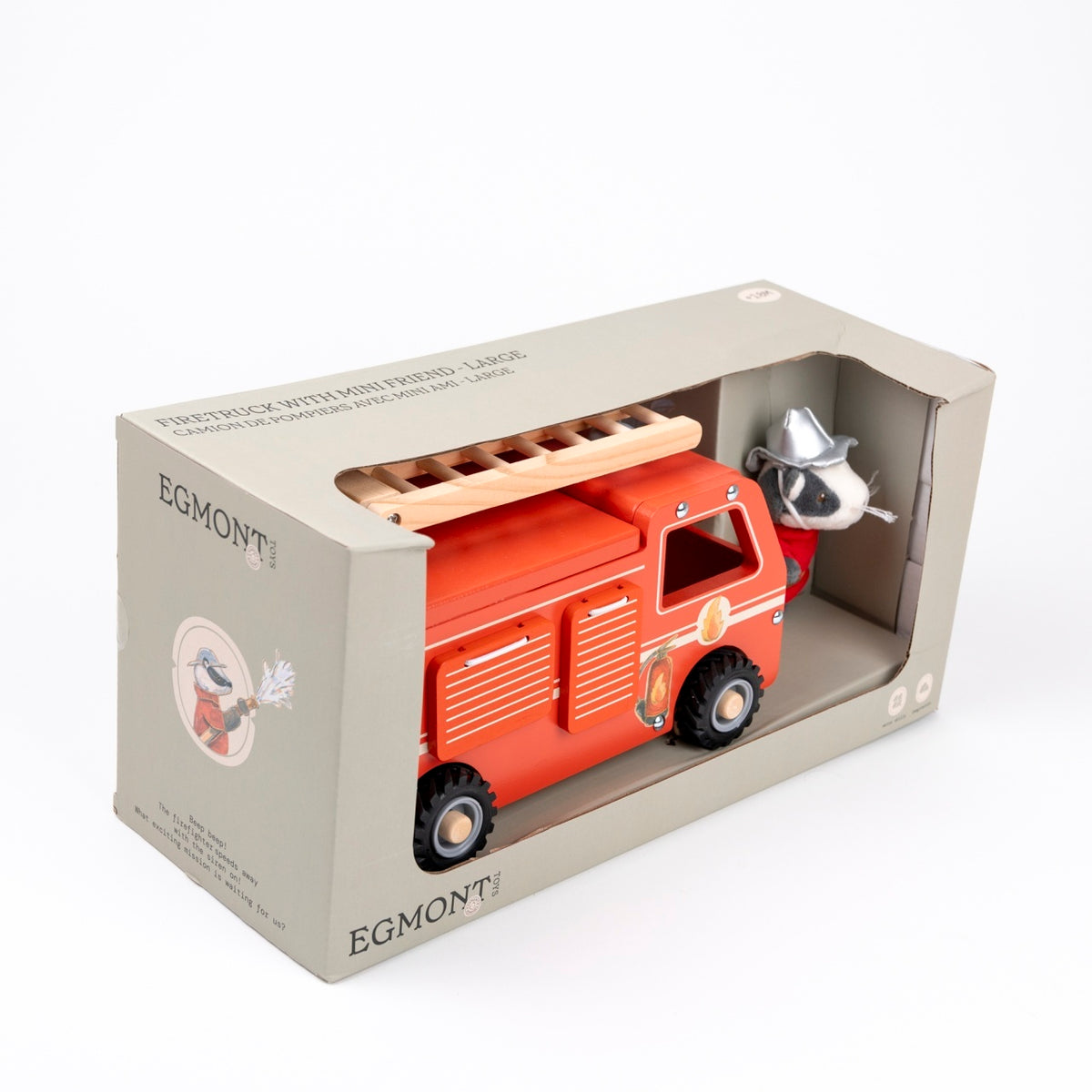 Mașină de Pompieri din Lemn cu Accesorii, Egmont Toys - Default Title [ps:18c21e3b-65f6-4a21-bc60-f1f5d295a845]