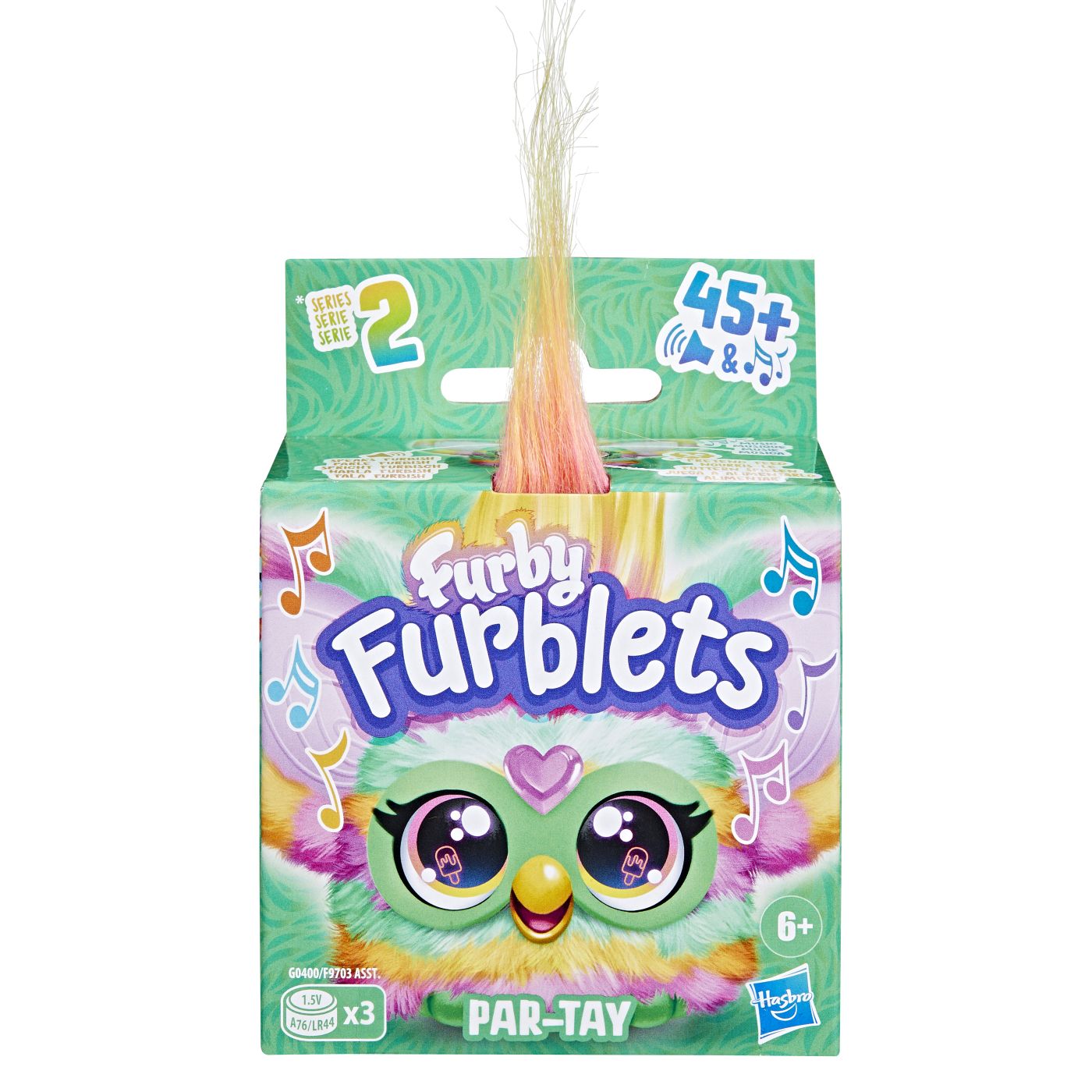 FURBY FURBLETS JUCARIE INTERACTIVA HIP-BOP Hasbro - PAR-TAY [ps:df2386f8-99cd-4267-87b2-b5f85118a5c7]