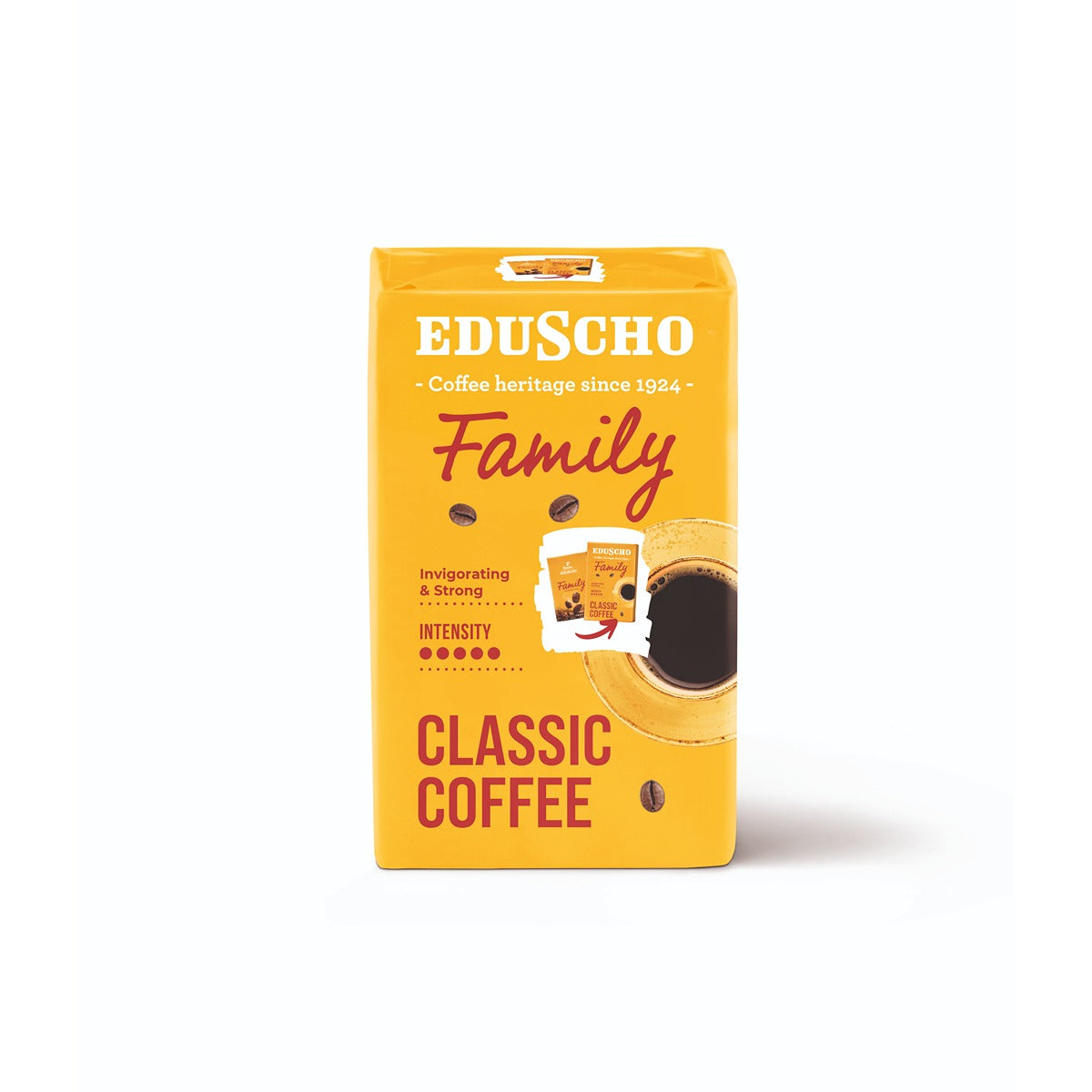 EDUSCHO Family, cafea prajita si macinata, 250 g [ps:a2e514c9-a006-4725-bb0a-07a6c5710967]