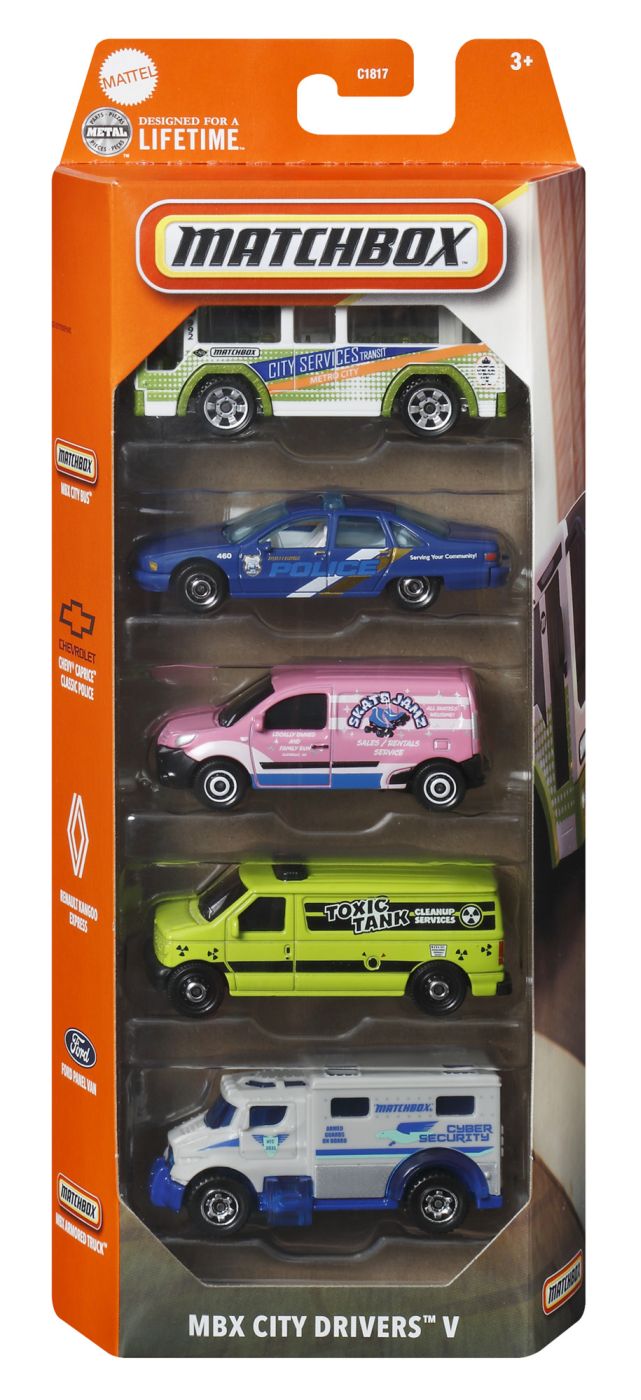 MATCHBOX SET 5 MASINUTE METALICE MBX CITY DRIVERS V - Default Title [ps:e47e6ff8-36c1-44ba-9bb6-5db756bc3e89]