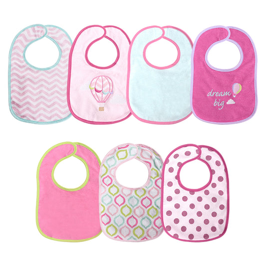 Set 7 Bavete Lorelli Bumbac și PEVA, Fetițe - 30x19 cm - fetite [ps:9f067b55-df16-4b5c-b264-1f2625a8e036]