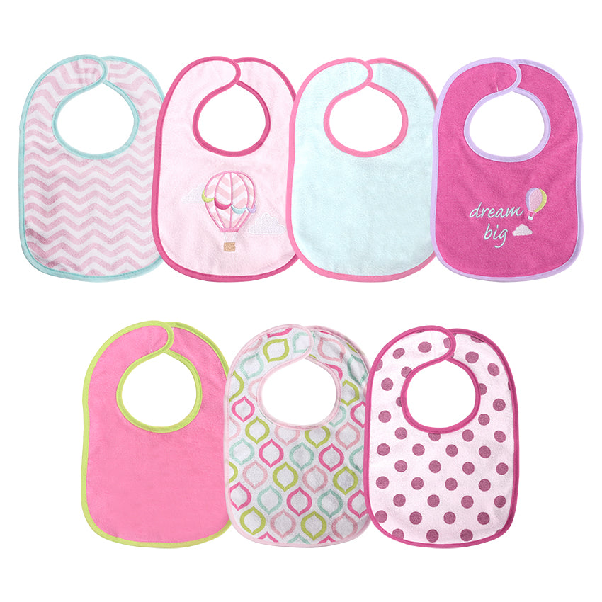 Set 7 Bavete Lorelli Bumbac și PEVA, Fetițe - 30x19 cm - fetite [ps:9f067b55-df16-4b5c-b264-1f2625a8e036]