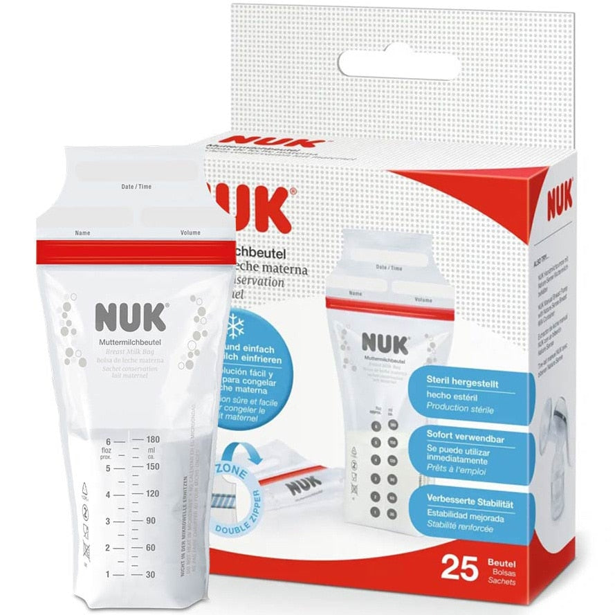 NUK PUNGI STOCARE LAPTE MATERN 180ML 25BUC/CUTIE - Default Title [ps:270089c7-179f-4e33-8ad4-d0012a235c8d]