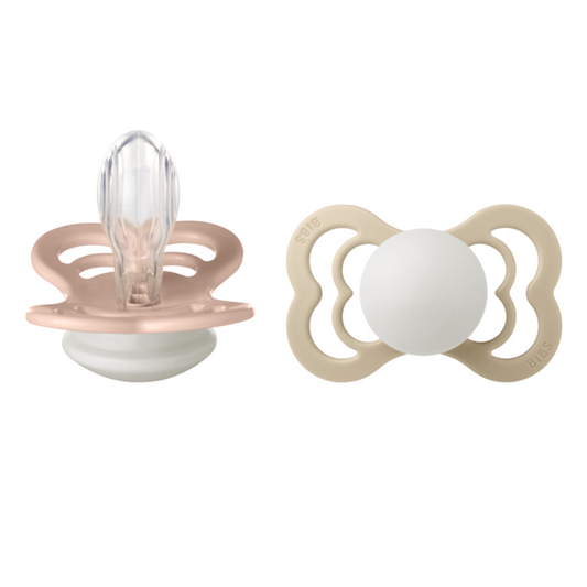 Set 2 Suzete BIBS Supreme Glow Silicon 0 luni - Sage/Cloud - Blush/Vanilla [ps:c4d41e1b-9c41-40b9-8b73-c85cd1978865]