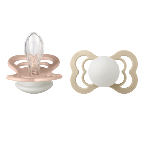 Set 2 Suzete BIBS Supreme Glow Silicon 0 luni - Sage/Cloud - Blush/Vanilla [ps:c4d41e1b-9c41-40b9-8b73-c85cd1978865]