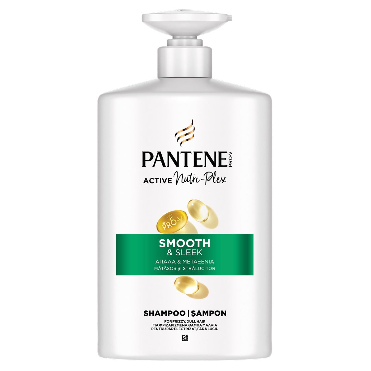 PANTENE Pro-V Smooth & Sleek, sampon, pantru par rebel, fara stralucire, 800 ml [ps:991ee89e-b067-4ef1-9337-a19e59271ac3]