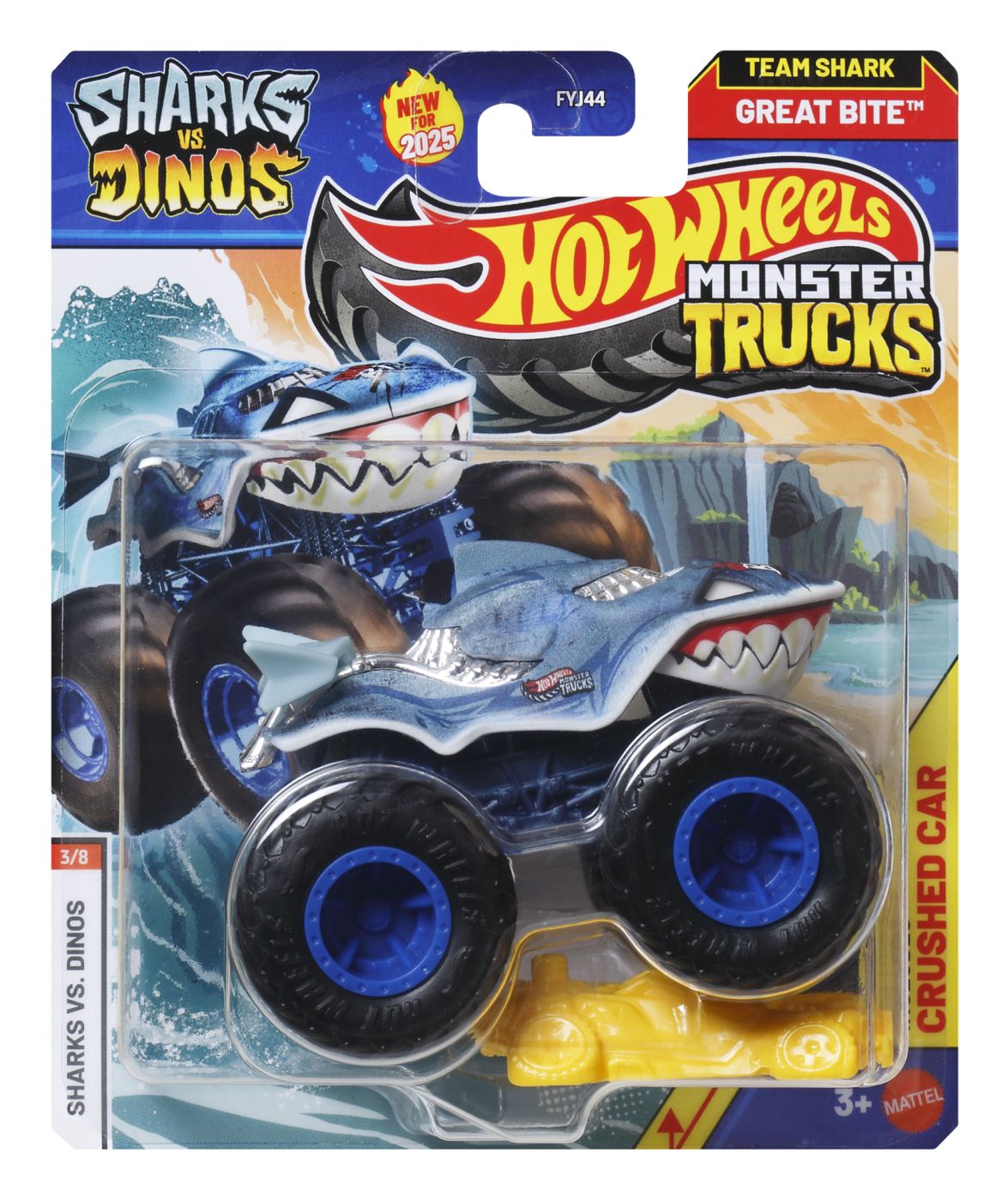 Hot Wheels Monster Truck Great Bite Sharks vs Dinos - Mattel - Default Title [ps:37089e89-985f-45b3-8906-ee1f6ec2e99b]