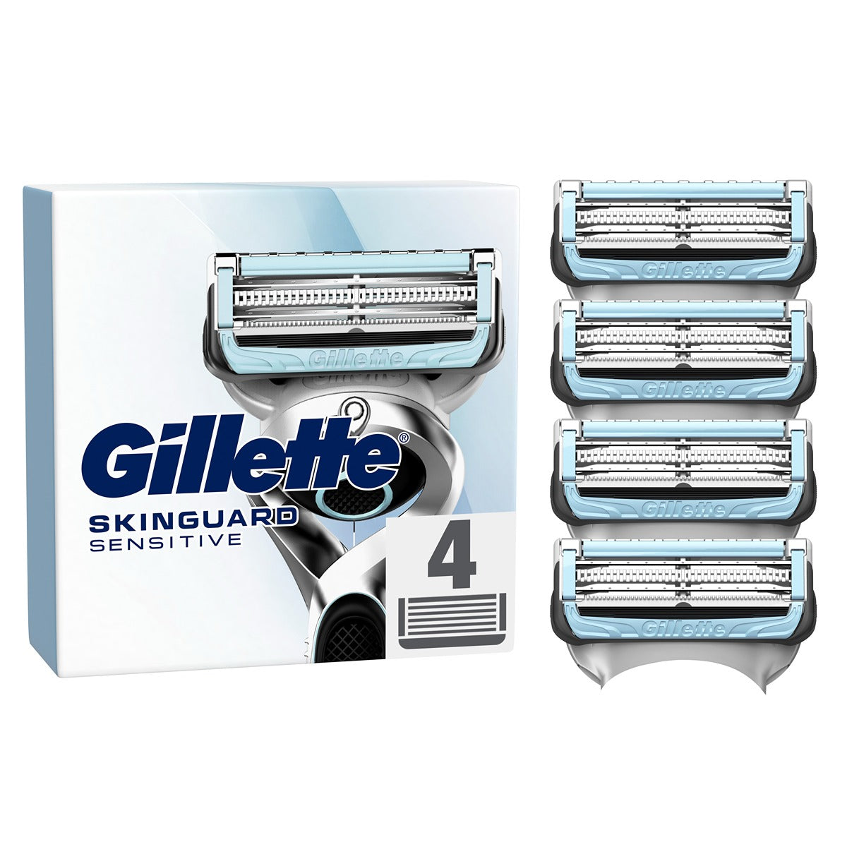 GILLETTE Skinguard, rezerva aparat de ras, 4 buc [ps:da18eba2-0e7b-448a-a305-aacbb090a352]