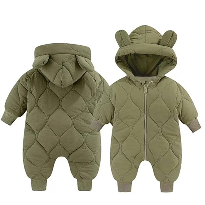 Combinezon Iarna Bebelusi Flippy, Bumbac, Maro, 73 cm - Verde [ps:6d54afa7-f1c5-4837-9868-e5d4a51d978e]