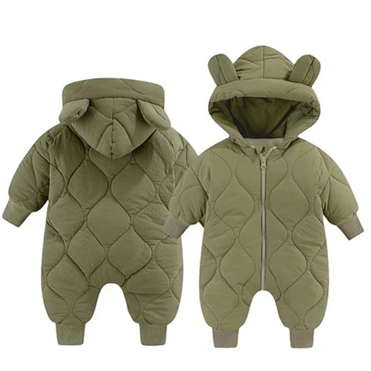 Combinezon Iarna Bebelusi Flippy, Bumbac, Maro, 73 cm - Verde [ps:6d54afa7-f1c5-4837-9868-e5d4a51d978e]