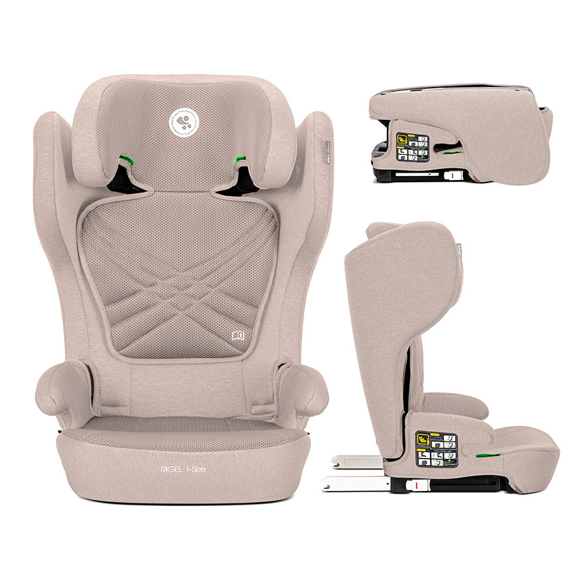 Scaun Auto Lorelli Rigel i-Size, Isofix, 100-150 cm, Black - Beige [ps:9fb85fc9-c0f7-4bc6-8ae4-0e8866f12c23]