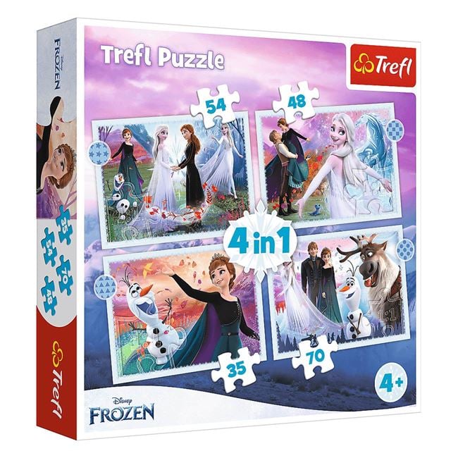 Puzzle 4 in 1 Frozen 2 Trefl - Set Jucării Jumbo - Default Title [ps:9a39fda3-234d-4e74-970a-0fbcabcd0072]