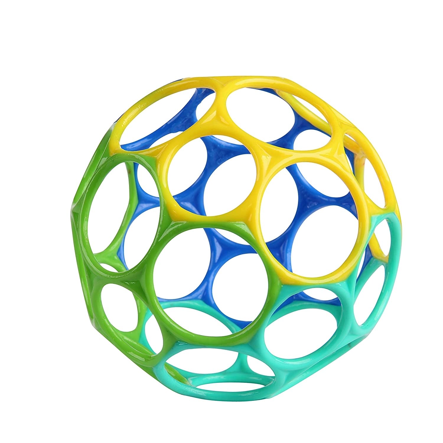 Minge Oball Classic Easy-Grasp Bright Starts - Multicolora - Albastru [ps:e42bbf8f-c3c2-4465-8e2c-3f14bb9d76ef]