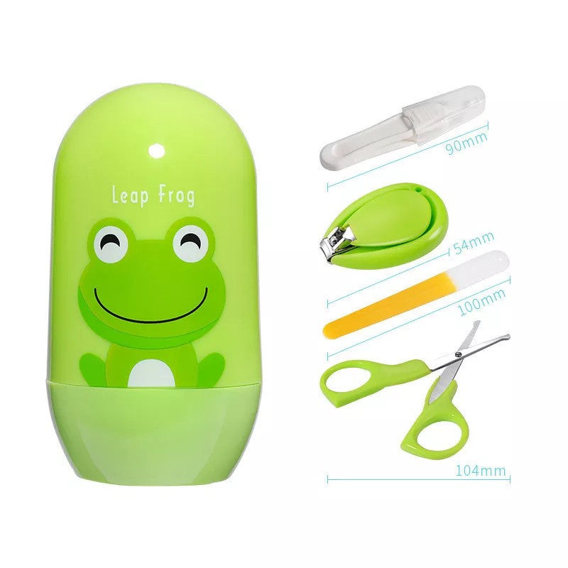 Set 4 piese pentru ingrijirea unghiilor bebelusului Drool (Model: Iepure Roz) [ps:7096611f-1903-4776-9544-308fcd654324]