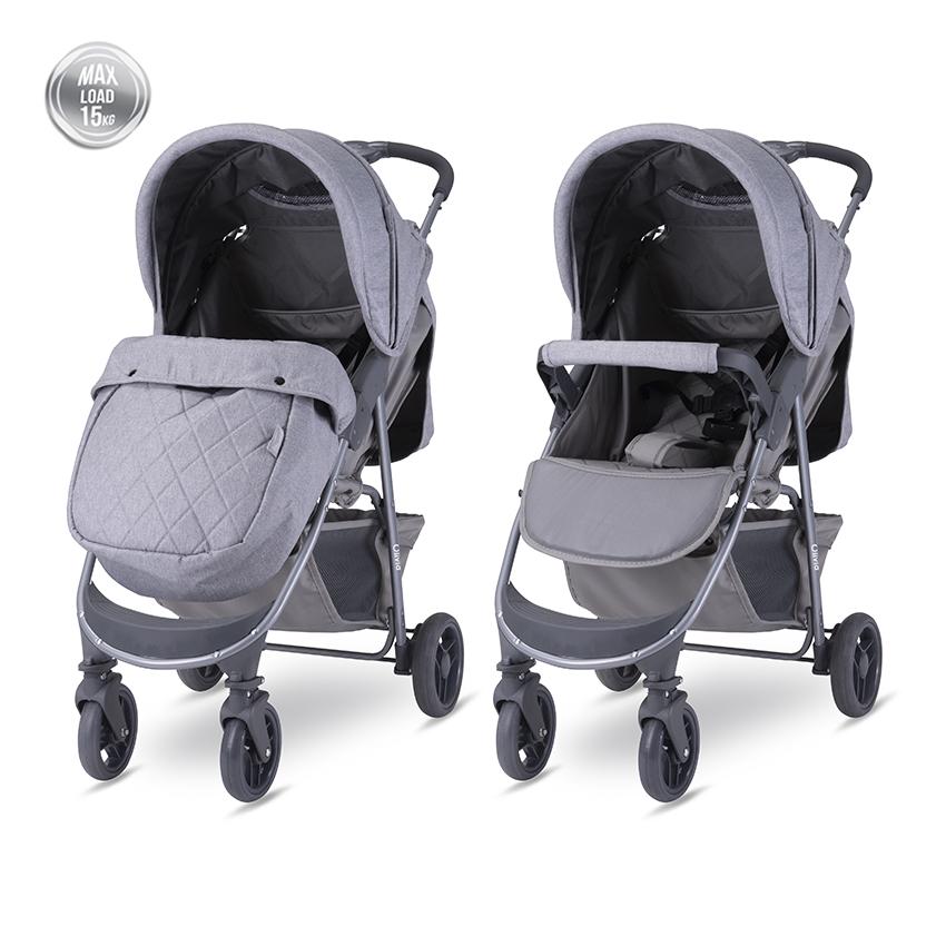 Cărucior Sport Lorelli Olivia Basic, Cool Gri - Husă Inclusă - gri cool [ps:7a624424-491f-4191-bc78-cddefe9ab8d1]