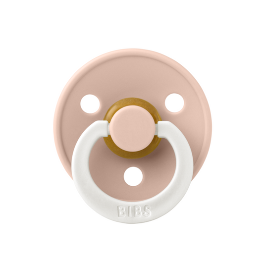 Suzetă BIBS Colour Glow Latex, Rotundă, 18m+ - Blush - Default Title [ps:d8525048-4775-4b1c-ab91-d5f2a60ee0be]