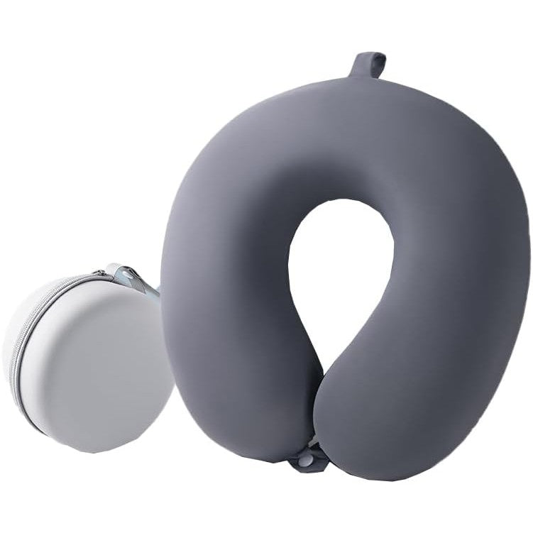 Perna de Calatorie Flippy cu Spuma cu Memorie, Gri - Gri [ps:214f5703-6597-42f2-85ec-ff9330a456b4]