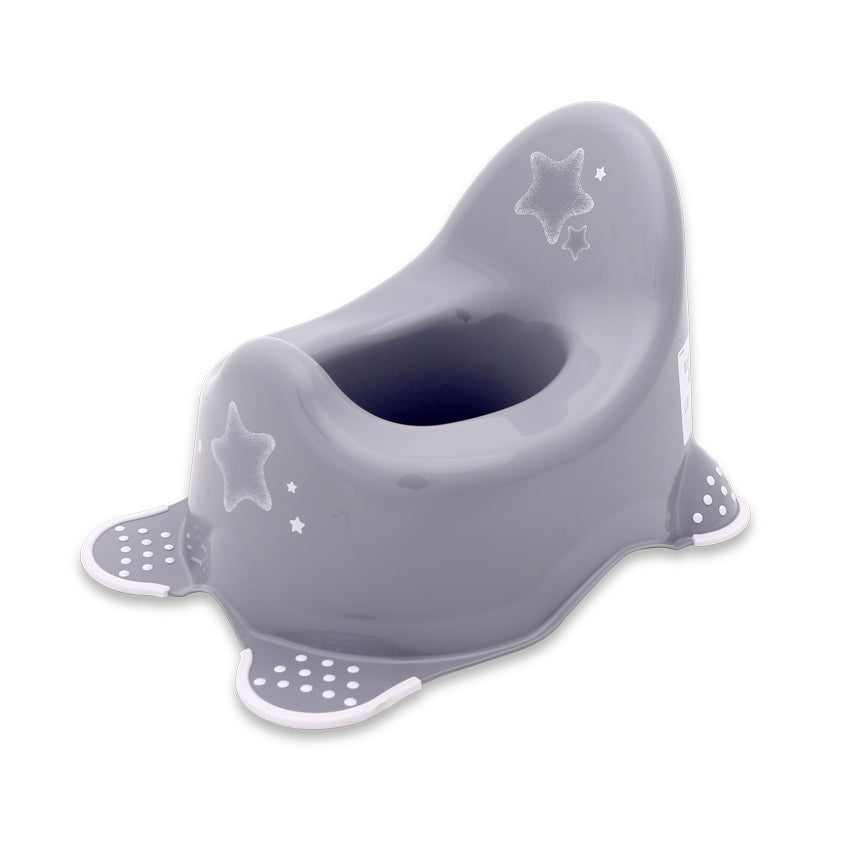 Olită Anatomică Antiderapantă Lorelli, Stars White - Gri [ps:9672c569-2d18-48ee-8e64-cd8cc728883f]