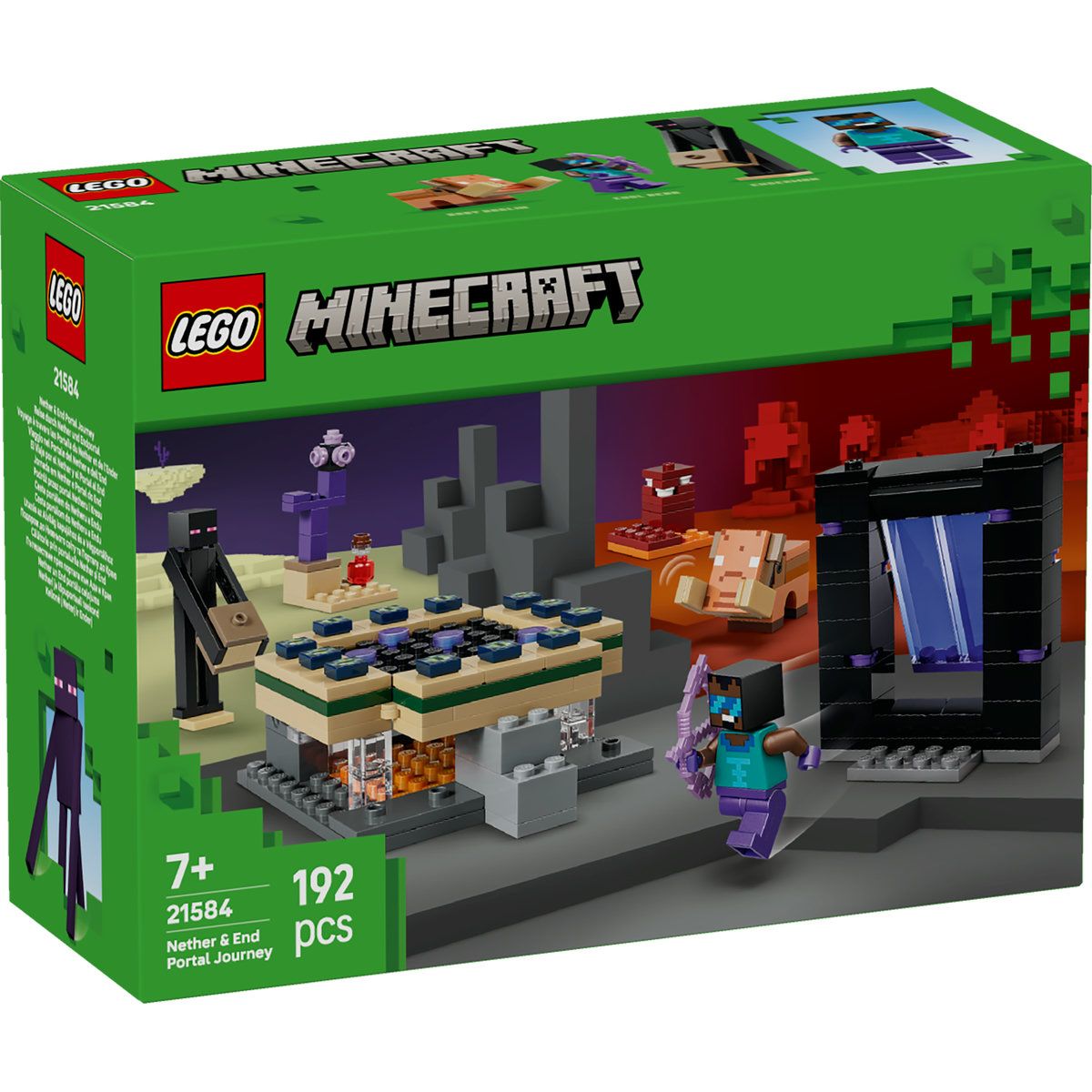 LEGO MINECRAFT CALATORIE PRIN PORTALURILE NETHER SI END - Default Title [ps:bd8e1ed0-a38f-4aad-9095-8a2568d25acb]