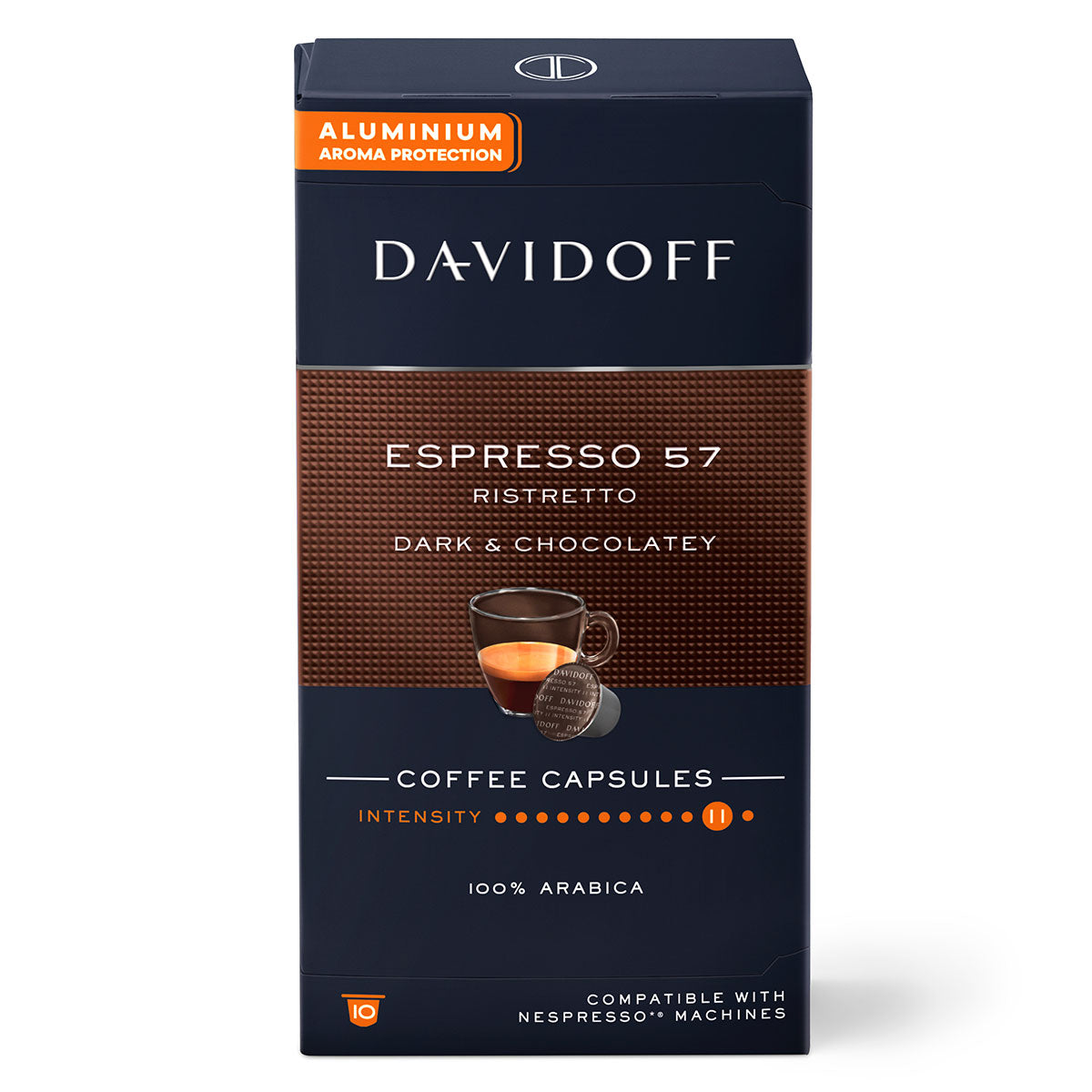 DAVIDOFF Café Espresso 57 Ristretto, cafea capsule, 55 g [ps:7c1f618e-5510-412a-a012-1866296f9293]