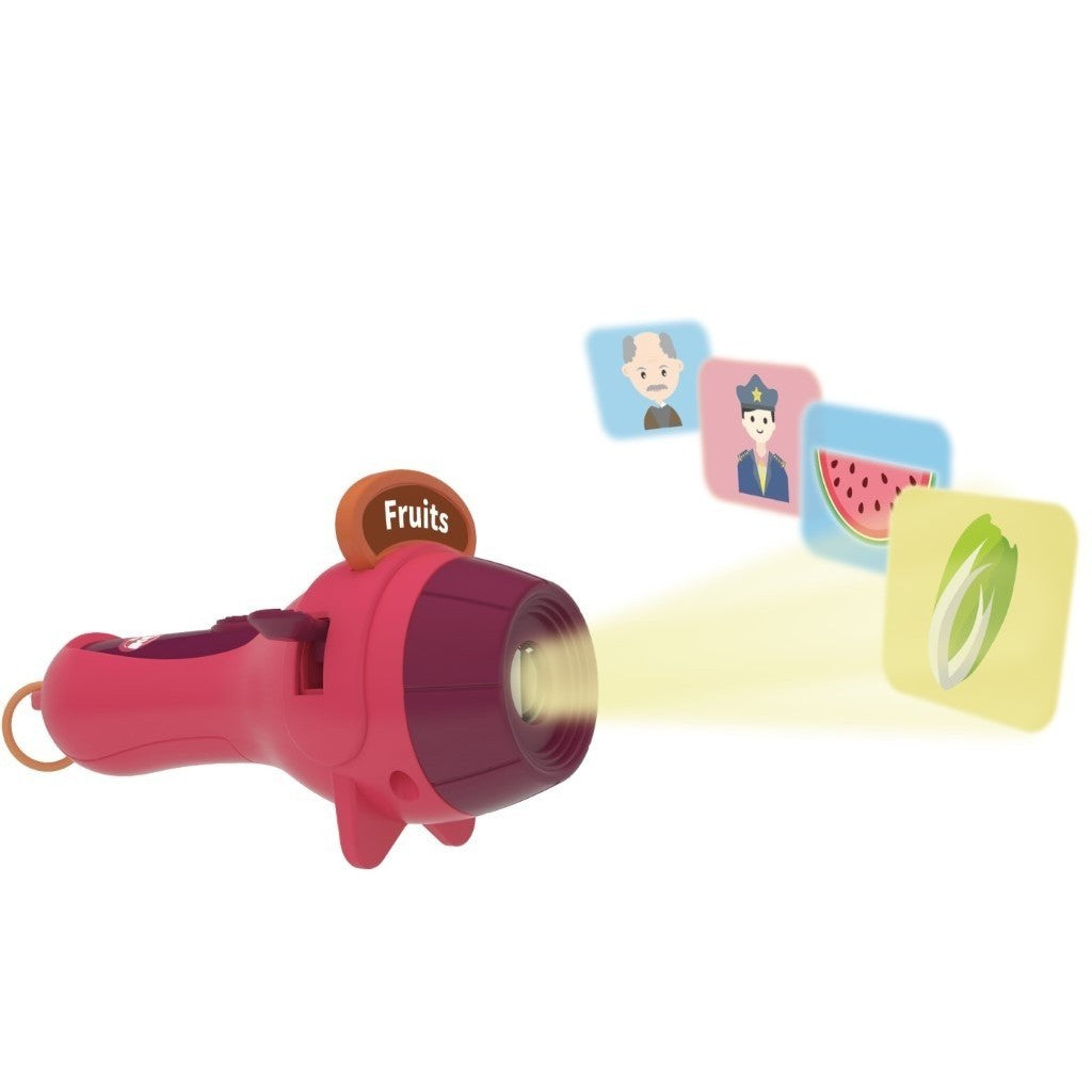 Proiector Lanternă Copii Flippy, 6 Teme, 48 Imagini - Roșu - Default Title [ps:431a2c56-556f-45c3-9270-169944d2f16b]