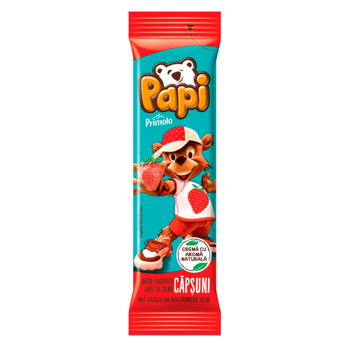 PAPI Capsuni, baton, 26.8 g, 1 buc [ps:7491b6c8-c05f-49e5-99d9-bafd2cd426e9]