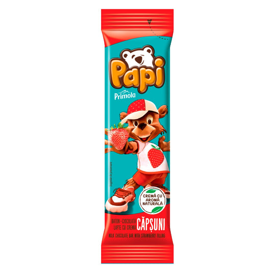 PAPI Capsuni, baton, 26.8 g, 1 buc [ps:7491b6c8-c05f-49e5-99d9-bafd2cd426e9]