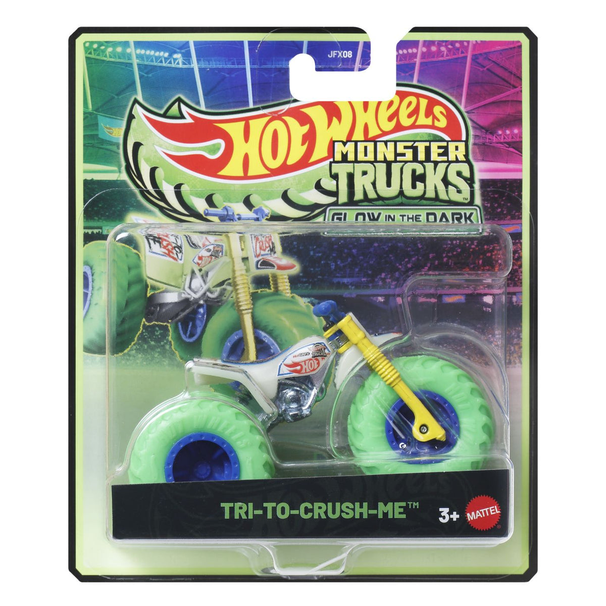 Hot Wheels Monster Truck Glow in the Dark Tri to Crush Me - Default Title [ps:2e230cc2-20ac-4343-8997-20e9e3565750]