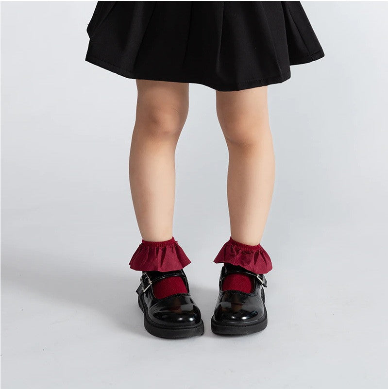 Sosete cu volan Drool (Culoare: Bleumarine, Varsta: 6 ani - 8 ani) [ps:dd3cf3cf-8d68-4643-976d-e2929cabd4f1]
