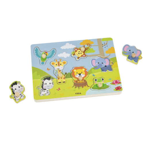 Puzzle cu sunete – Animale din Jungla [ps:7dd9b2c5-3a6c-4d8e-a10a-b797b79dac04]