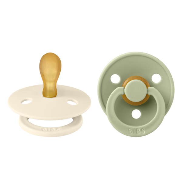 Set 2 Suzete BIBS Colour Latex, Tetina Simetrică, 0 luni - Sage [ps:1415624d-e10f-49cd-8f9b-dffe361d9c55]