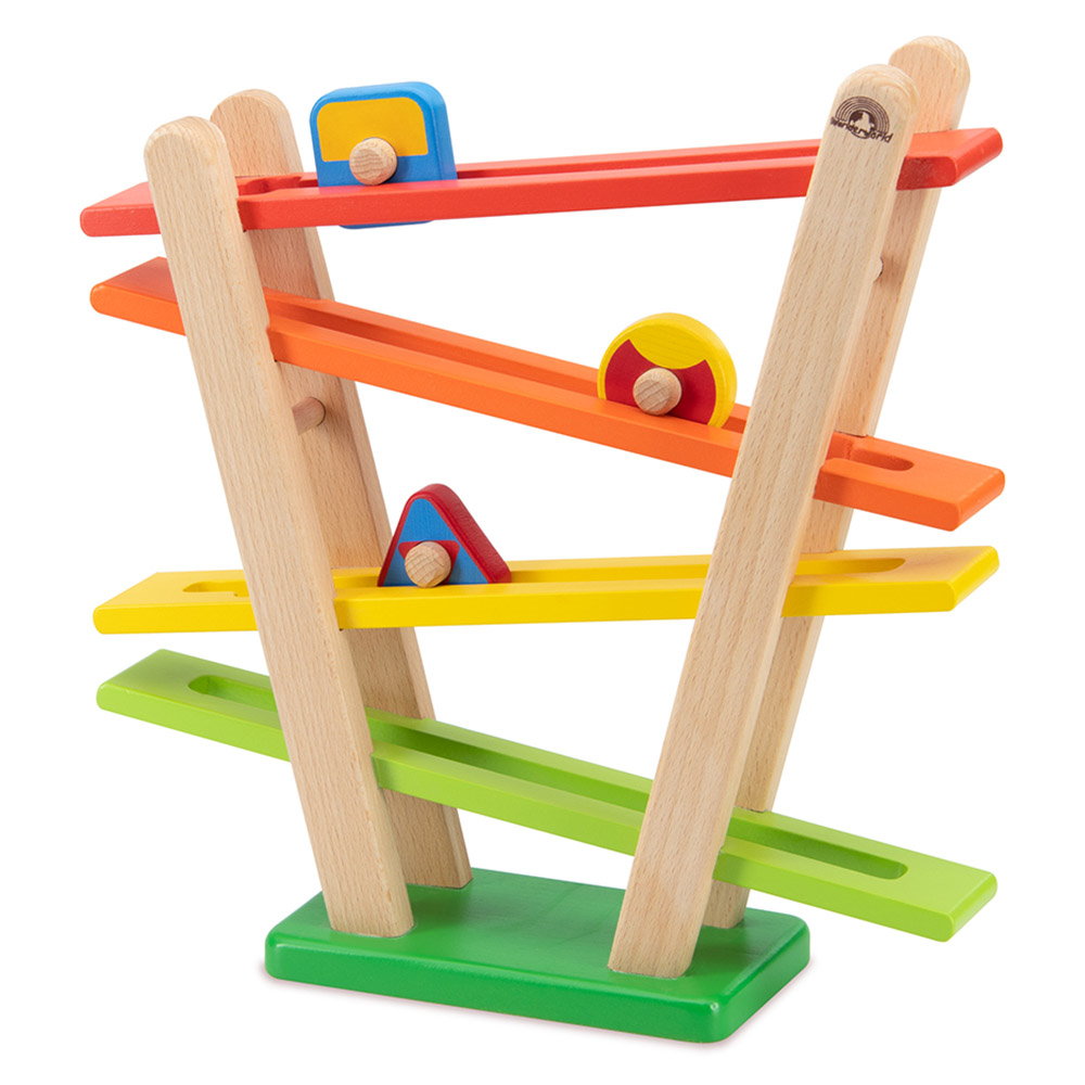 Pista de curse din lemn cu rotite Wonderworld - Default Title [ps:25d943f5-e323-4a98-864a-9e6364137d45]