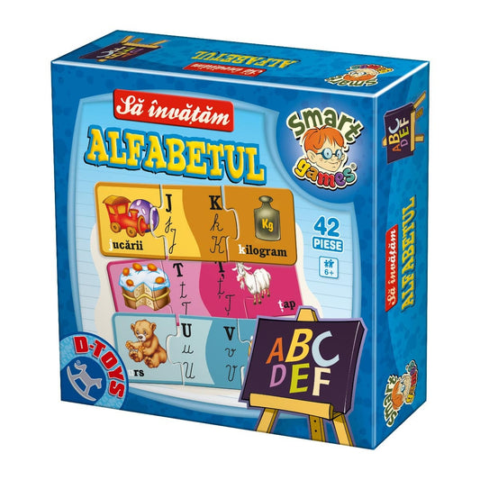 D-TOYS Să învățăm alfabetul - Joc Educativ pentru Copii - Default Title [ps:b62a3fd6-b000-421a-b854-4dada358994a]