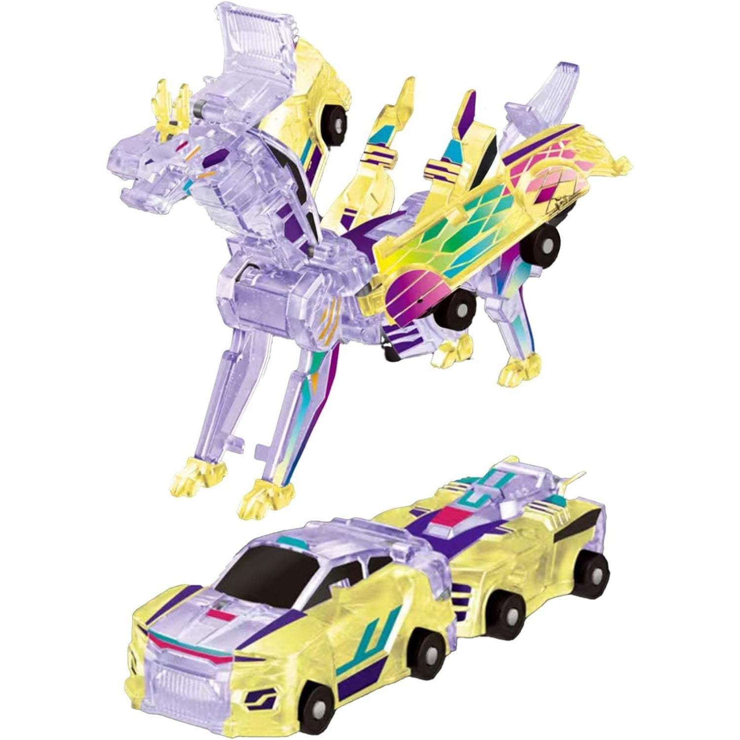 Jucărie Transformabilă 2in1 Flippy Silver Wing Flying Dragon - Multicolor [ps:aa3f455e-0808-4f82-a07c-d0092a3e7cdf]